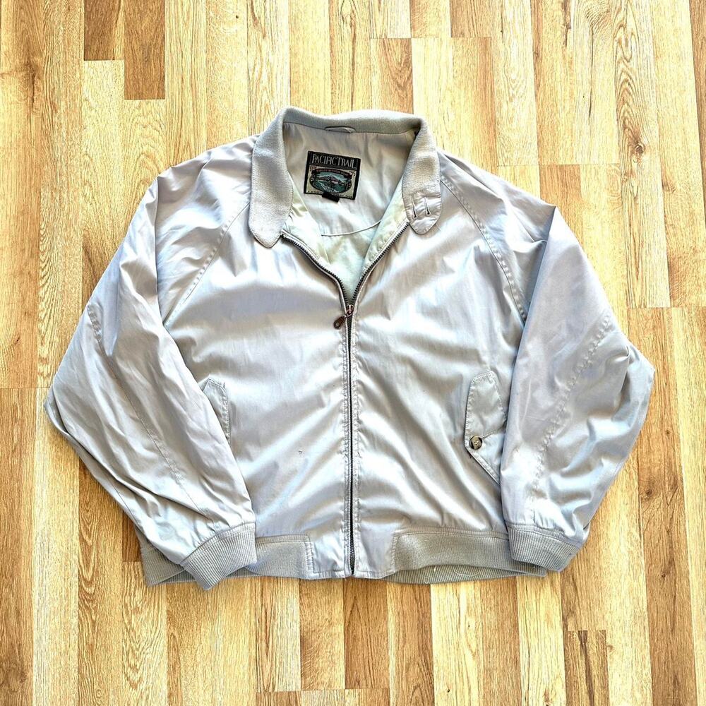 Beige Pacific Trail Grandpa Windbreaker - Size Large